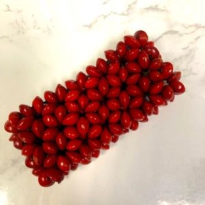 Beautiful red stretchy bracelet